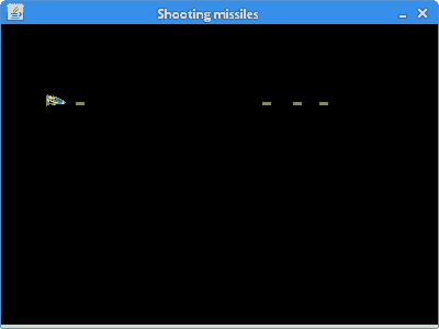 Shooting missiles