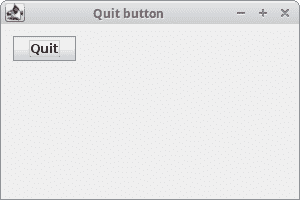 Quit button