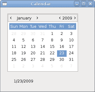 Calendar
