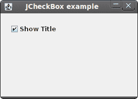JCheckBox
